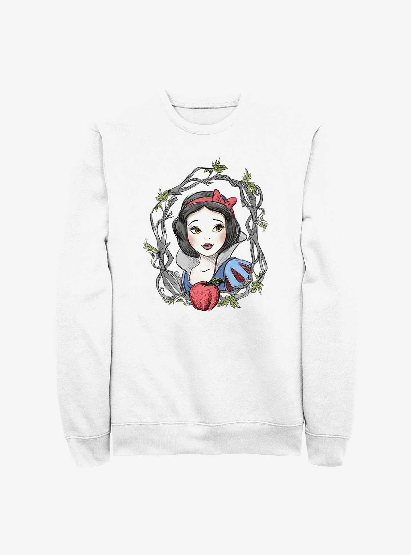 Disney Princesses Snow White Portrait Sweatshirt, WHITE, hi-res