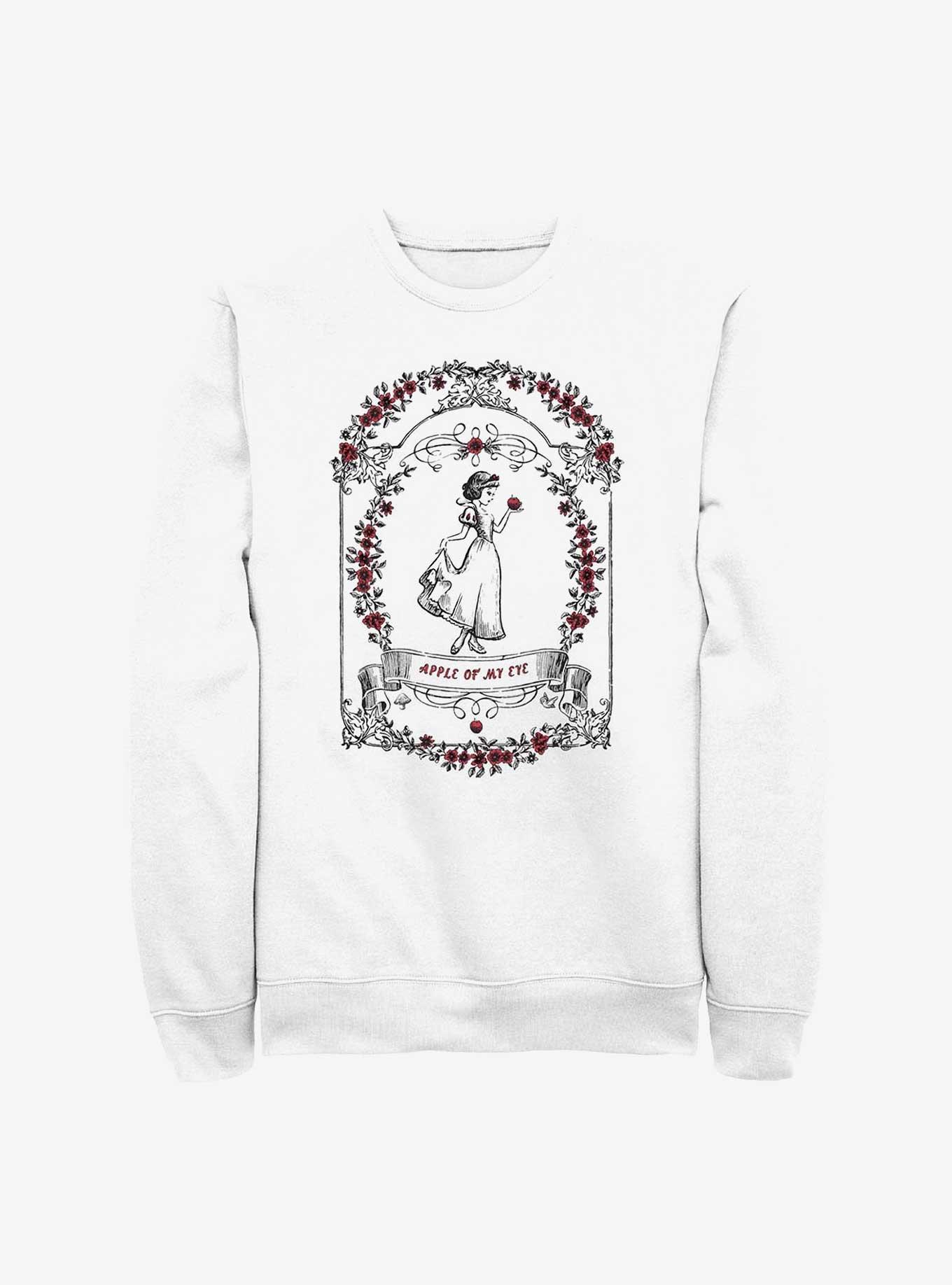 Disney Princesses Snow White Framed Floral Sweatshirt, , hi-res