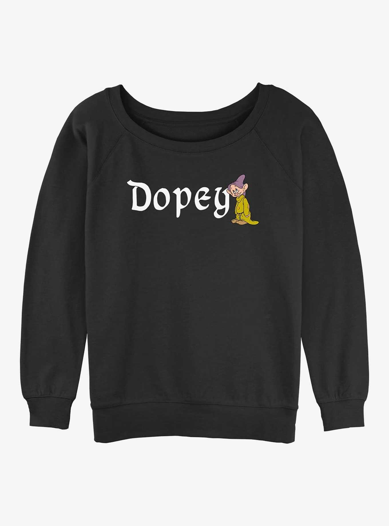 Disney Princesses Dopey Dwarf Girls Slouchy Sweatshirt, , hi-res