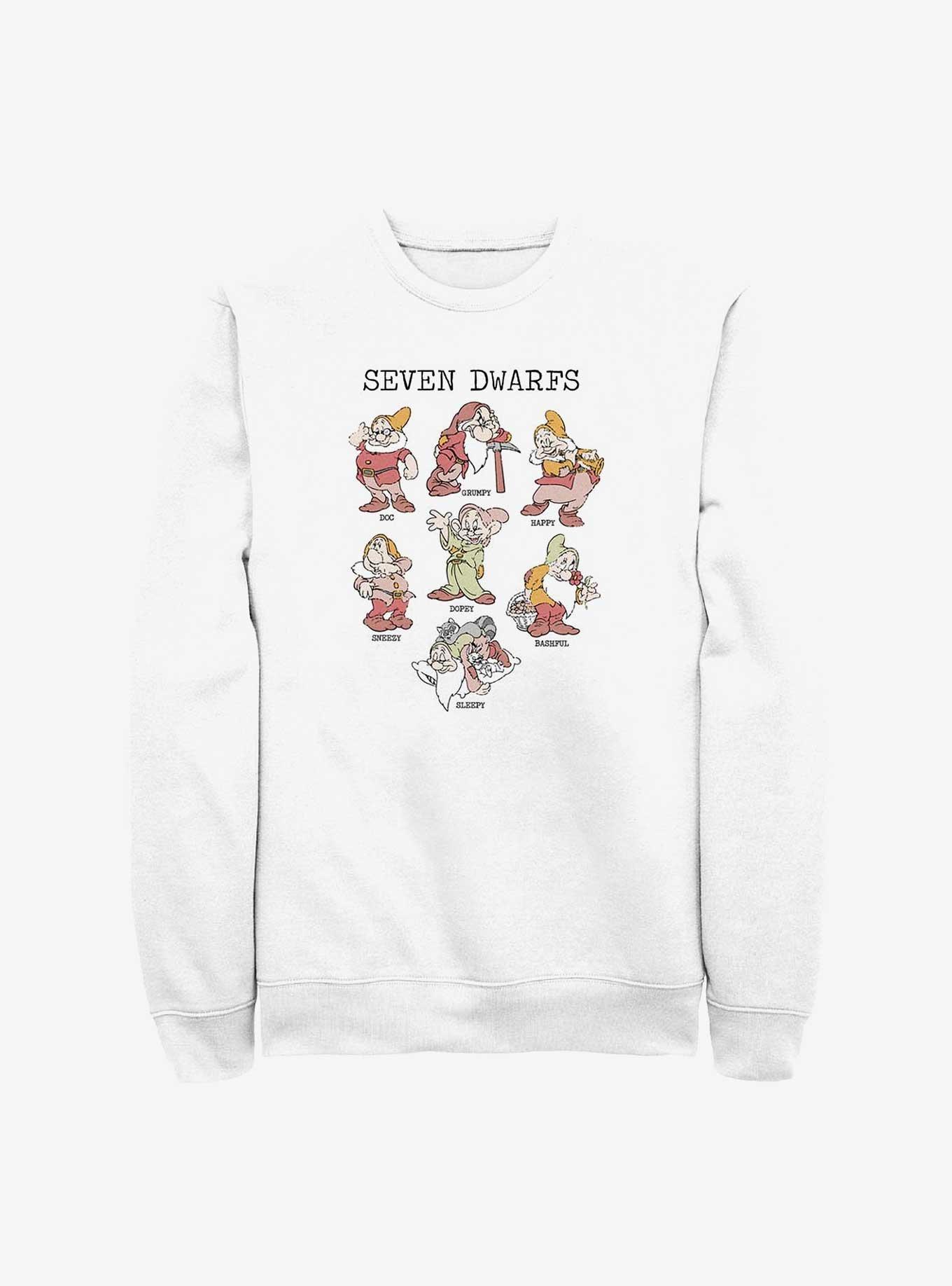 Disney Snow White and the Seven Dwarfs Grid Sweatshirt, , hi-res