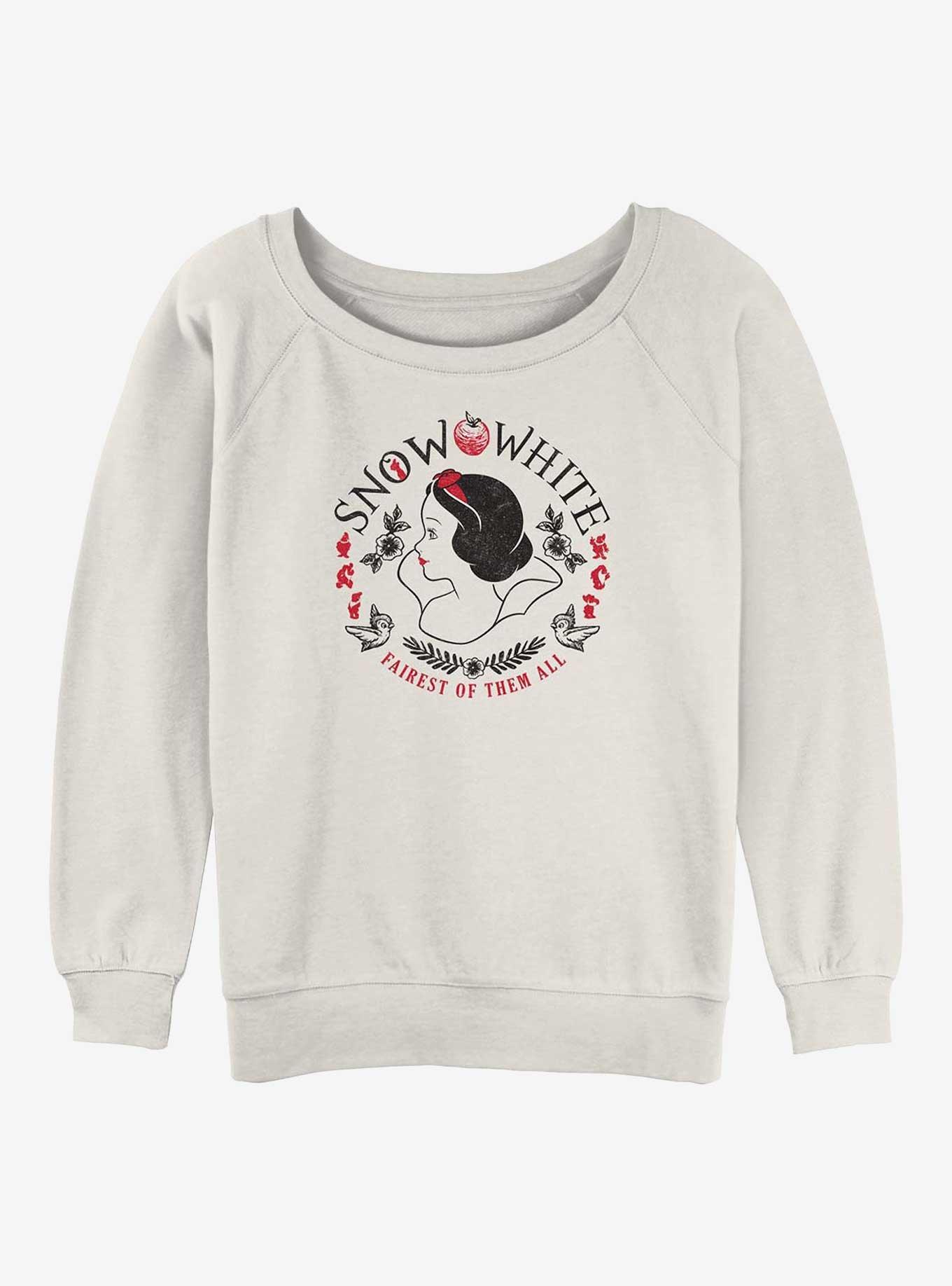 Disney Princesses Snow White Girls Slouchy Sweatshirt, , hi-res