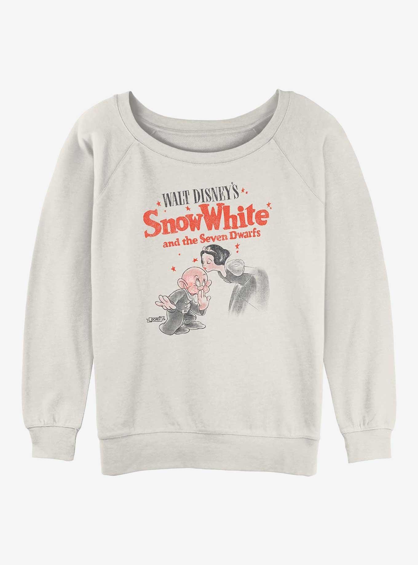 Disney Snow White and the Seven Dwarfs Sweet Kiss Girls Slouchy Sweatshirt, , hi-res