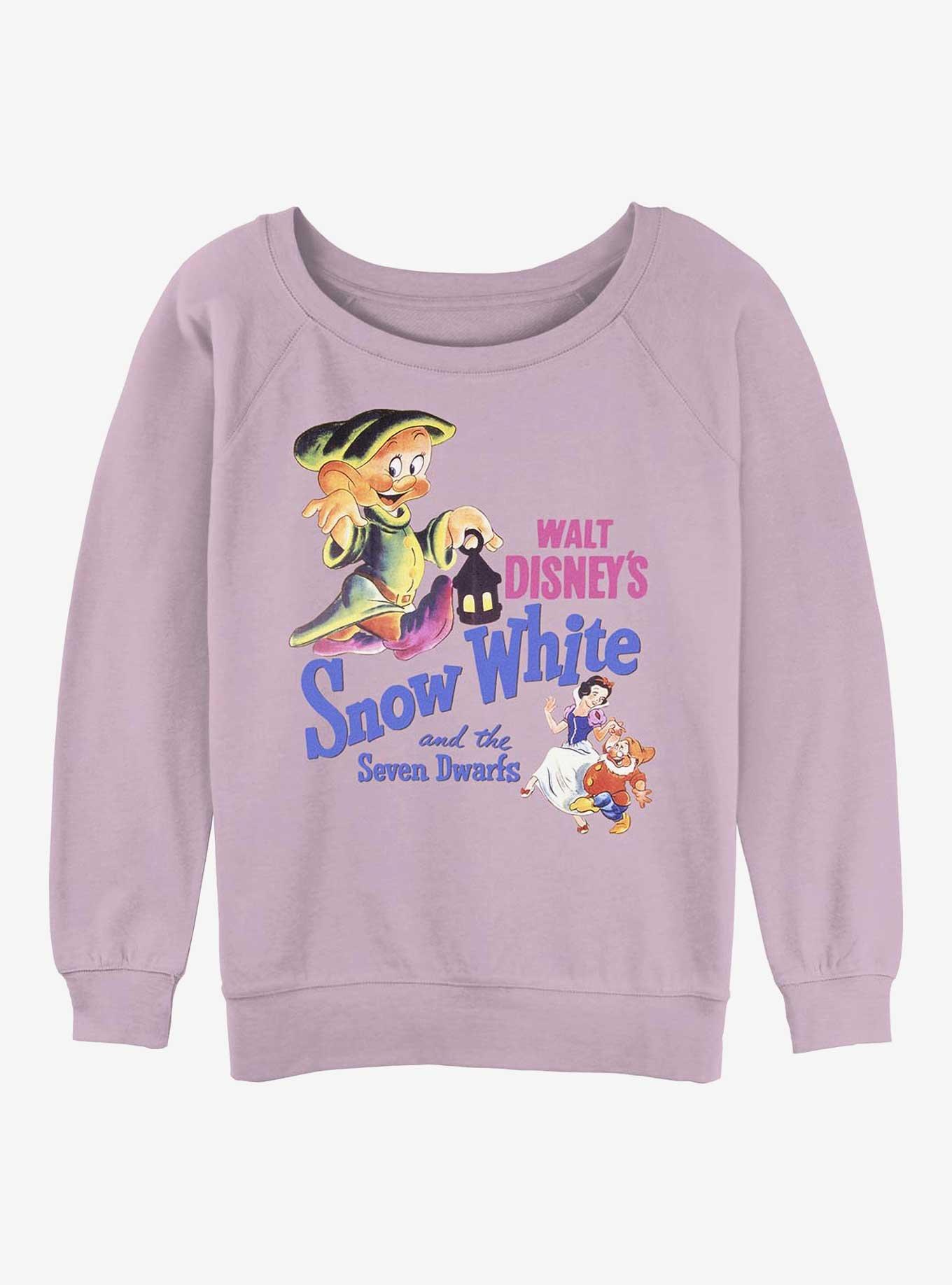 Disney Princesses Snow White Dwarf Time Girls Slouchy Sweatshirt, , hi-res