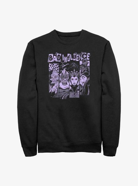 Disney Villains Bad Influence Sweatshirt - BLACK | Hot Topic