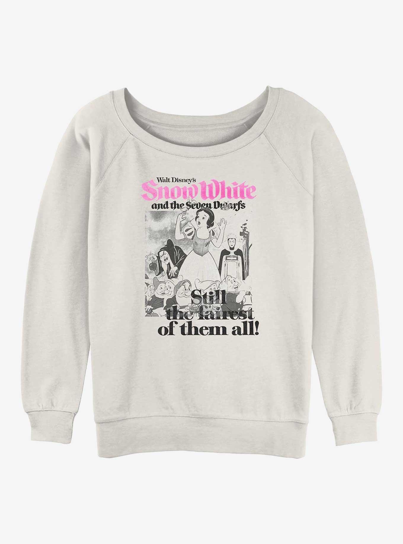 Disney Princesses Snow White Still The Fairest Girls Slouchy Sweatshirt, EGRET, hi-res