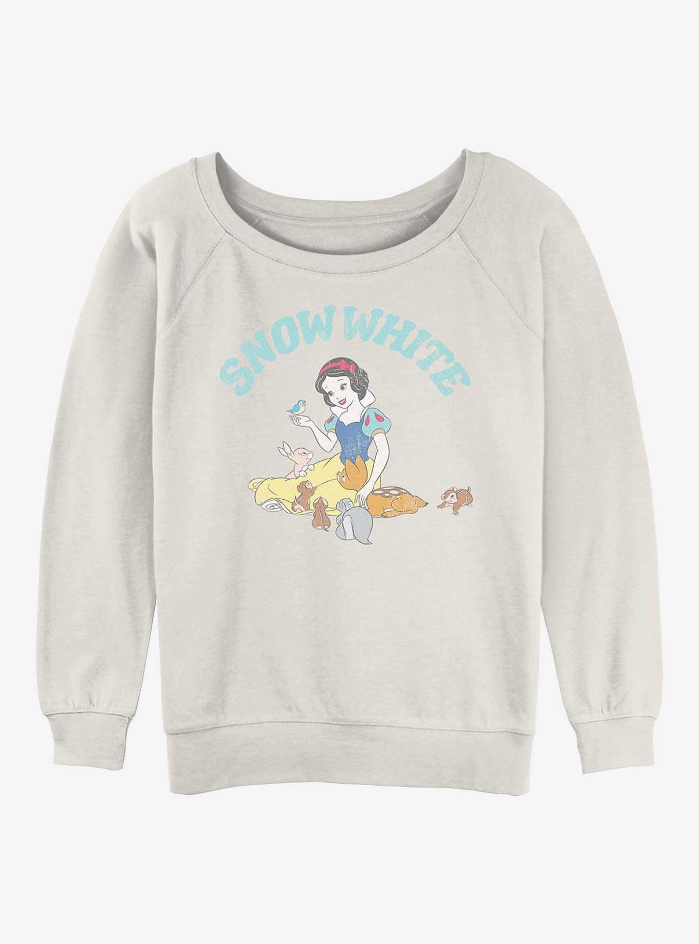 Disney Snow White and the Seven Dwarfs With Woodland Animals Girls Slouchy Sweatshirt, , hi-res