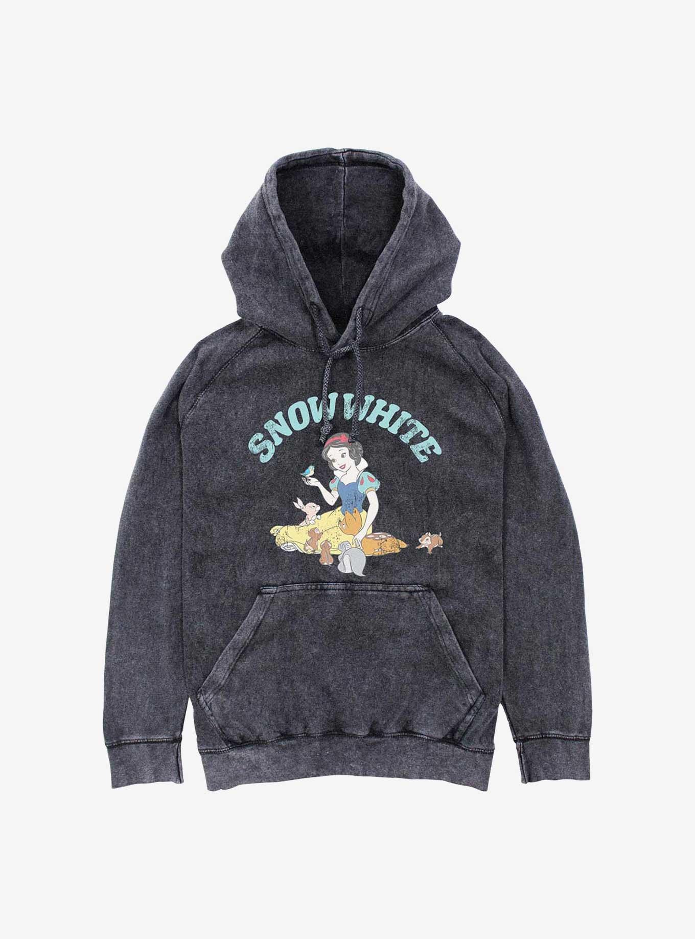 Disney Snow White and the Seven Dwarfs With Woodland Animals Mineral Wash Hoodie, , hi-res