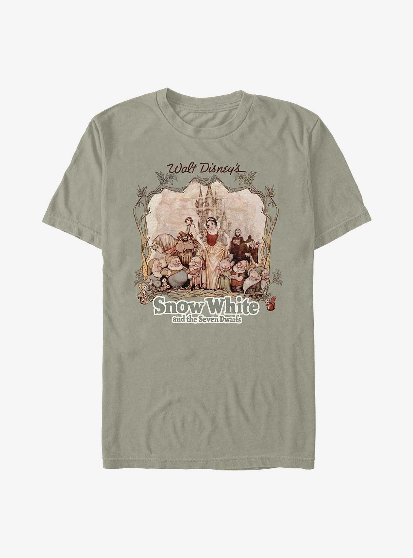 Disney Snow White and the Seven Dwarfs Friends Garment Dye T-Shirt, , hi-res