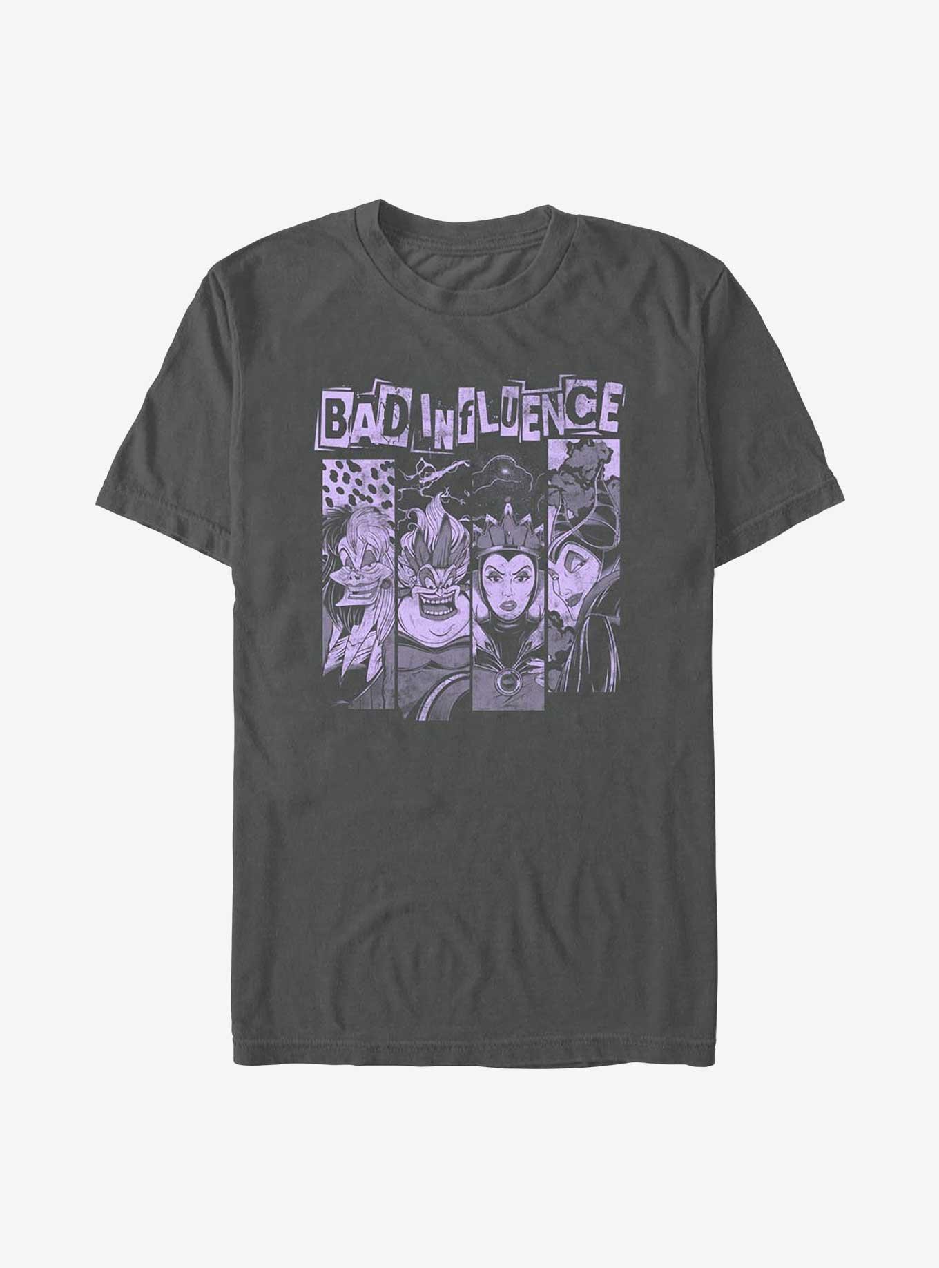 Disney Villains Bad Influence Garment Dye T-Shirt, , hi-res