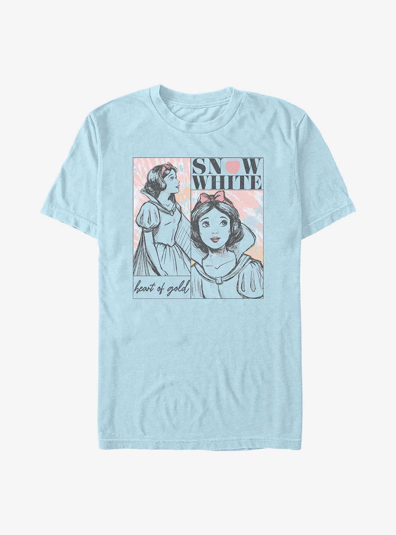 Disney Snow White and the Seven Dwarfs Heart Of Gold Garment Dye T-Shirt, , hi-res