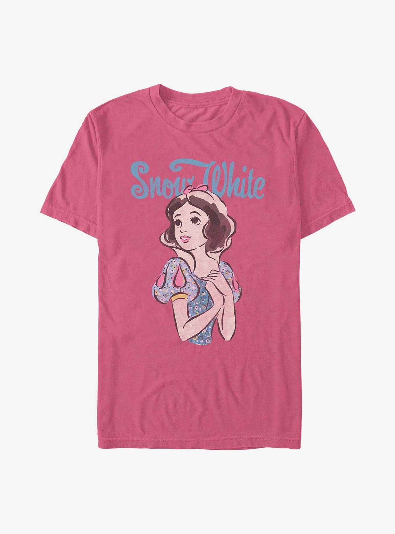 Disney Princesses Floral Snow White Garment Dye T-Shirt, , hi-res