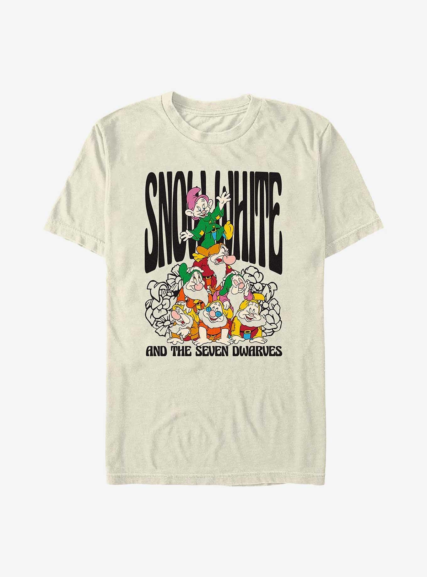Disney Snow White and the Seven Dwarfs Stacked Garment Dye T-Shirt, , hi-res
