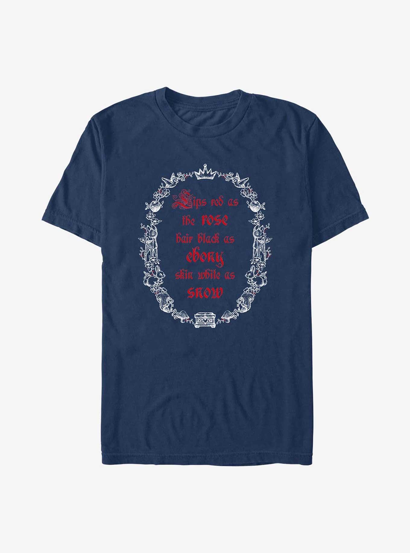 Disney Snow White and the Seven Dwarfs Red As The Rose Garment Dye T-Shirt