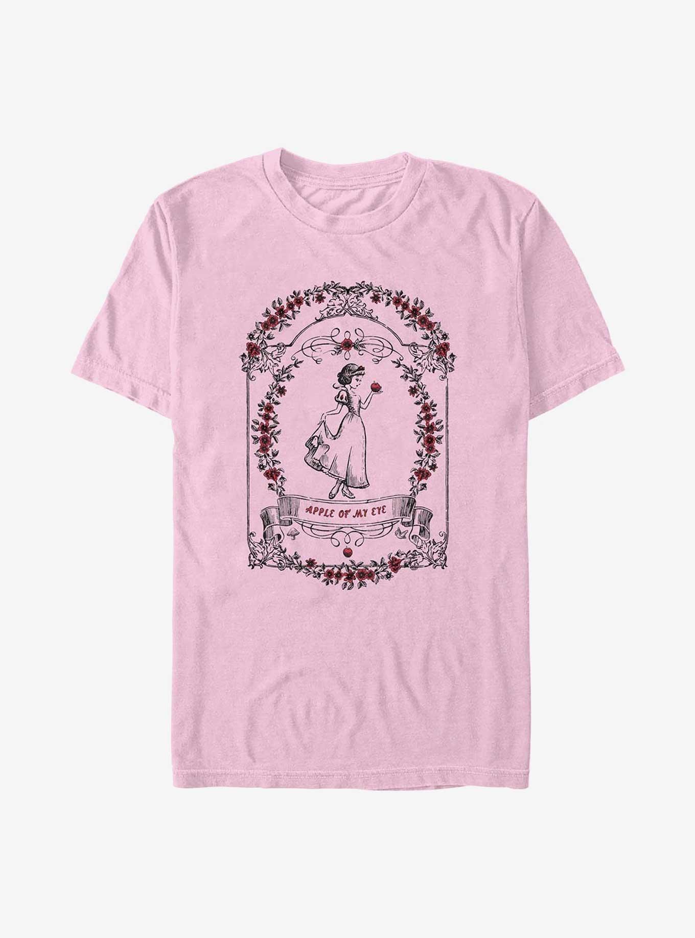 Disney Princesses Snow White Framed Floral Garment Dye T-Shirt, , hi-res