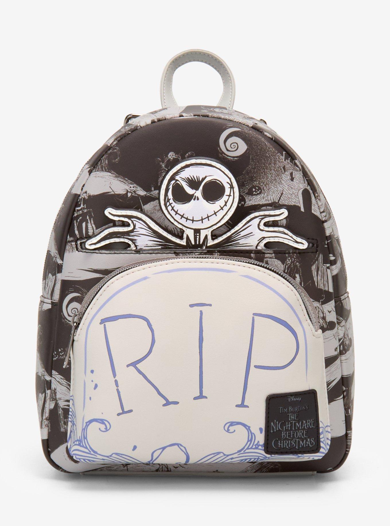 Loungefly The Nightmare Before Christmas Jack RIP Mini Backpack