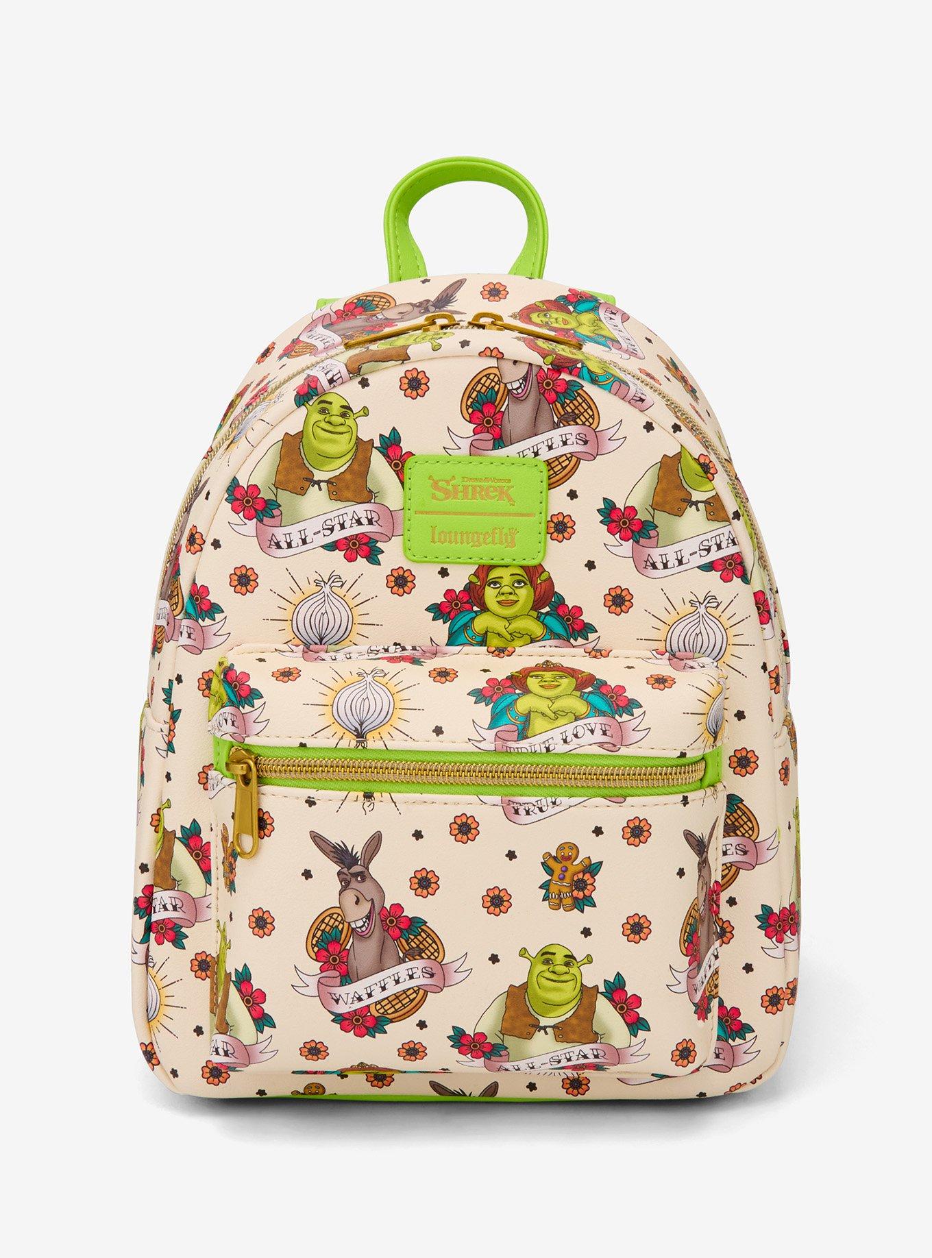 Loungefly Shrek Tattoo Art Mini Backpack, , hi-res