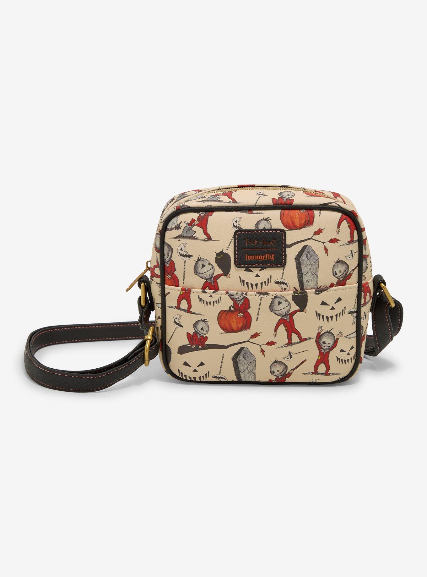 Loungefly Trick 'R Treat Allover Print Crossbody Bag