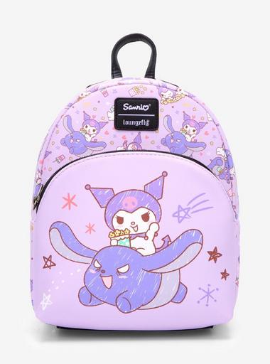 Loungefly Kuromi Baku Snacks Mini Backpack | Hot Topic