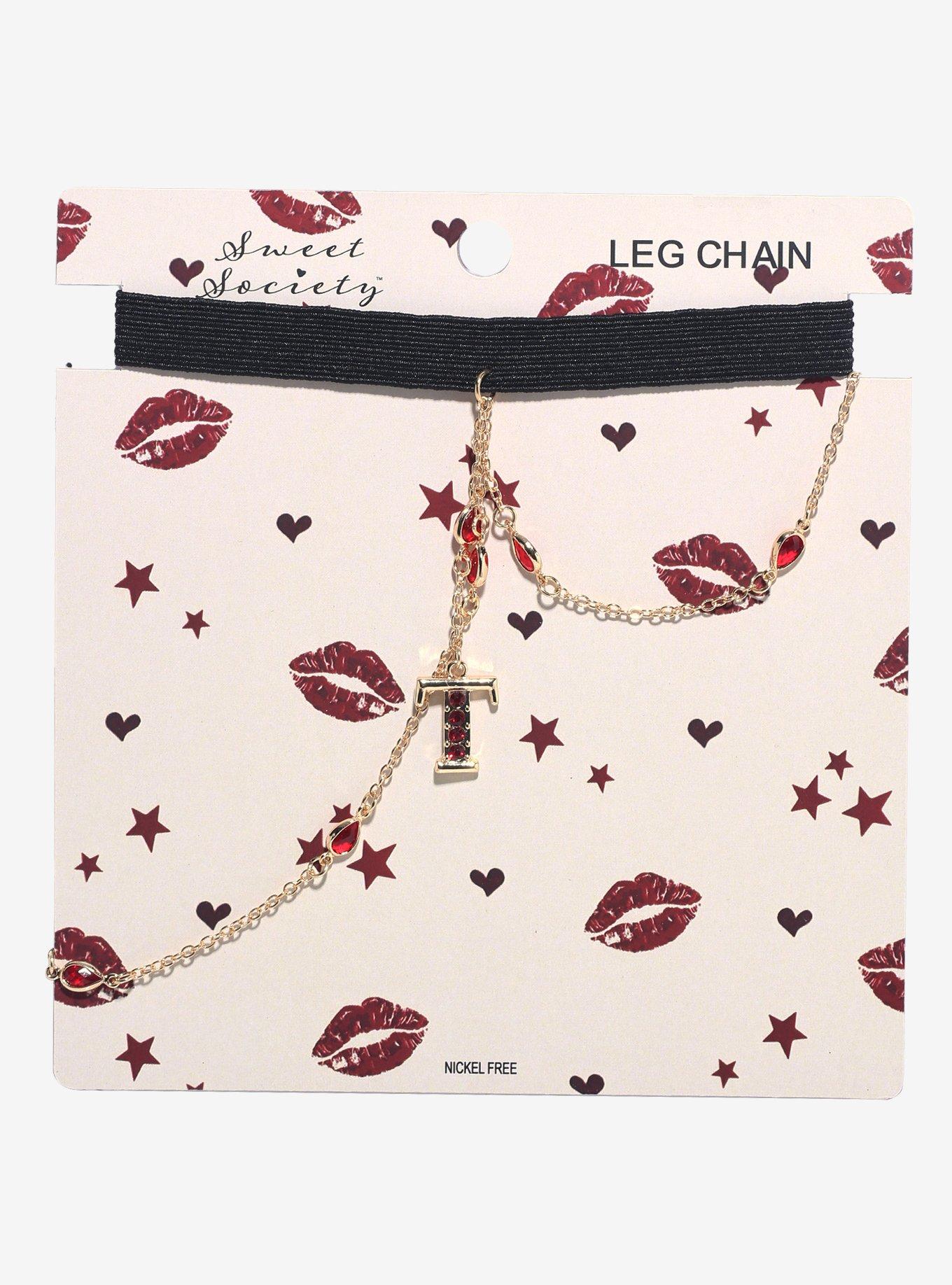 Sweet Society T Bling Leg Chain, , hi-res