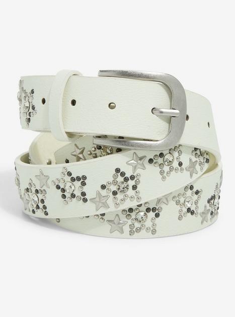 White Star Bling Belt | Hot Topic