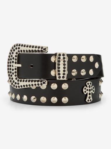 小物 Diavlo Cross Buckle Stone Stud Belt Amazon.com: Western Rhinestone Silver Circle Studs and Cross