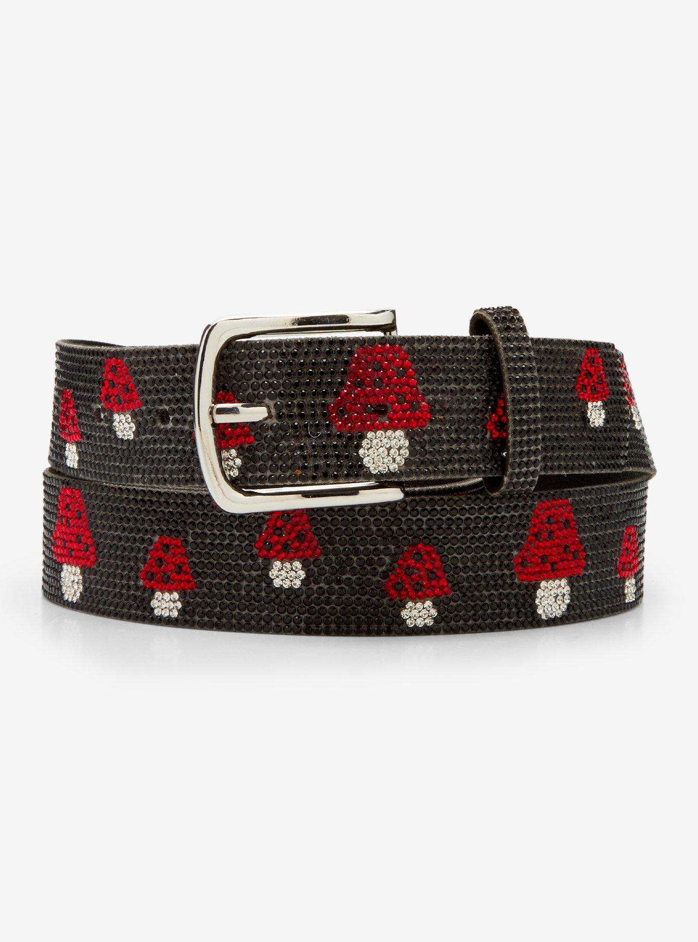Mushroom Rhinestone Belt, , hi-res