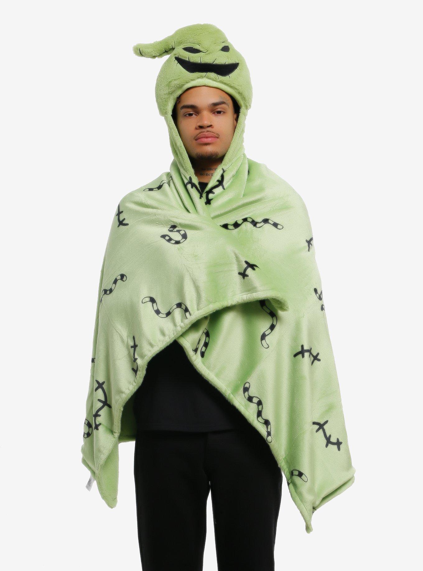 The Nightmare Before Christmas Oogie Boogie Plush Hooded Blanket, , hi-res