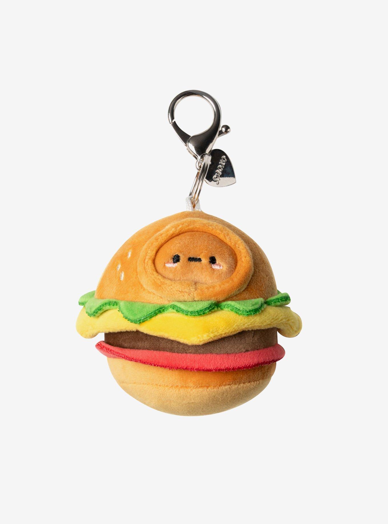 Smoko Tayto Hamburger Plush Key Chain, , hi-res