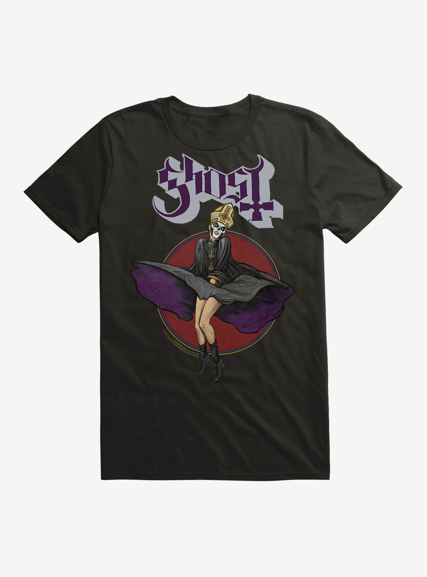 Ghost Papa Marilyn Extra Soft T-Shirt, BLACK, hi-res