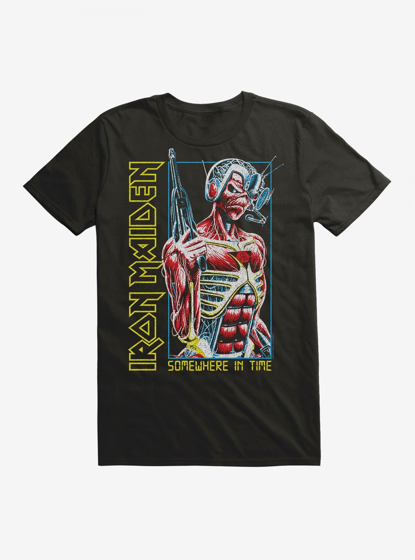 Iron Maiden Somewhere In Time Eddie Extra Soft T-Shirt, , hi-res