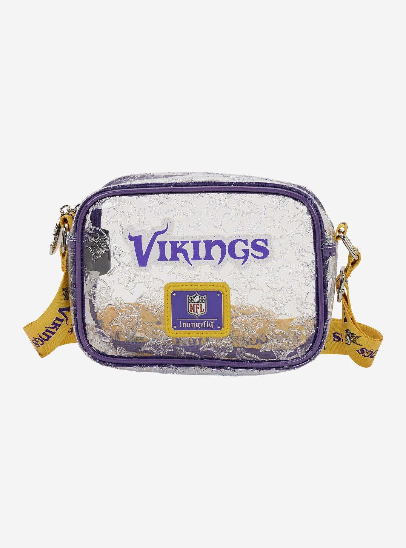 Loungefly NFL Minnesota Vikings Clear Crossbody Bag, , hi-res