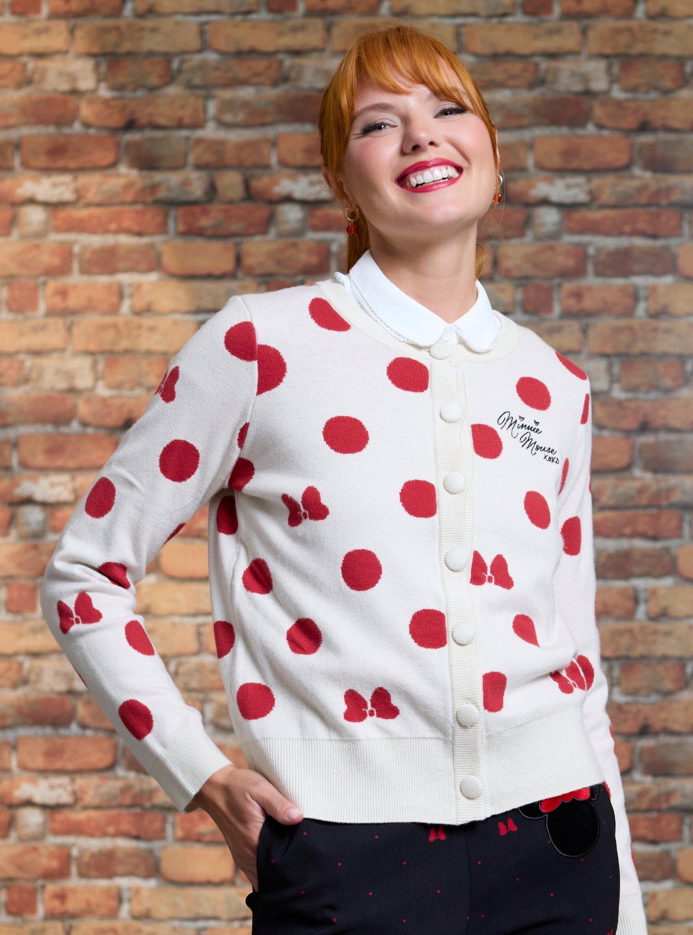 Her Universe Disney Minnie Mouse Polka Dot Cardigan Her Universe Exclusive, , hi-res
