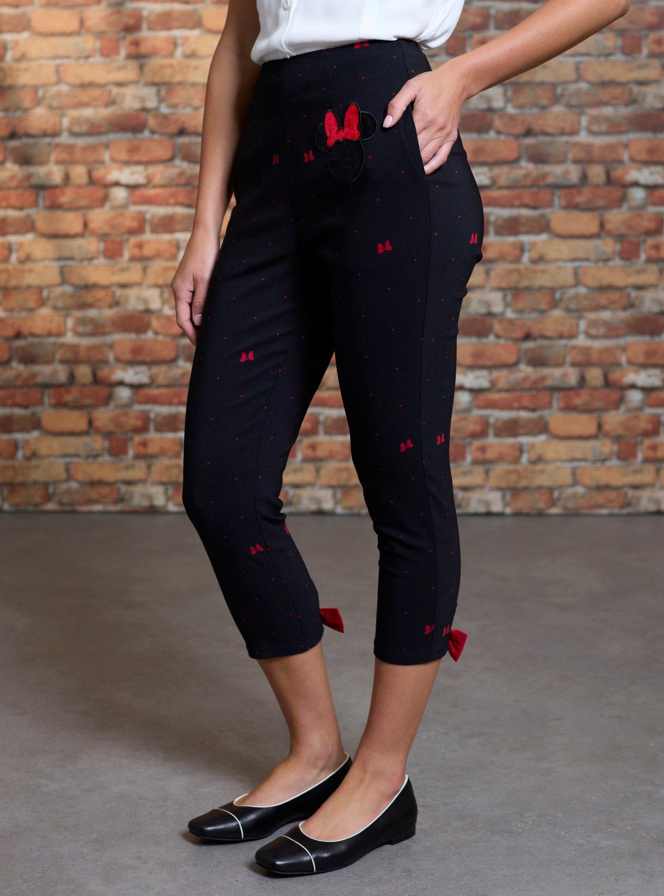 Her Universe Disney Minnie Mouse Polka Dot Retro Capri Pants Her Universe Exclusive, , hi-res