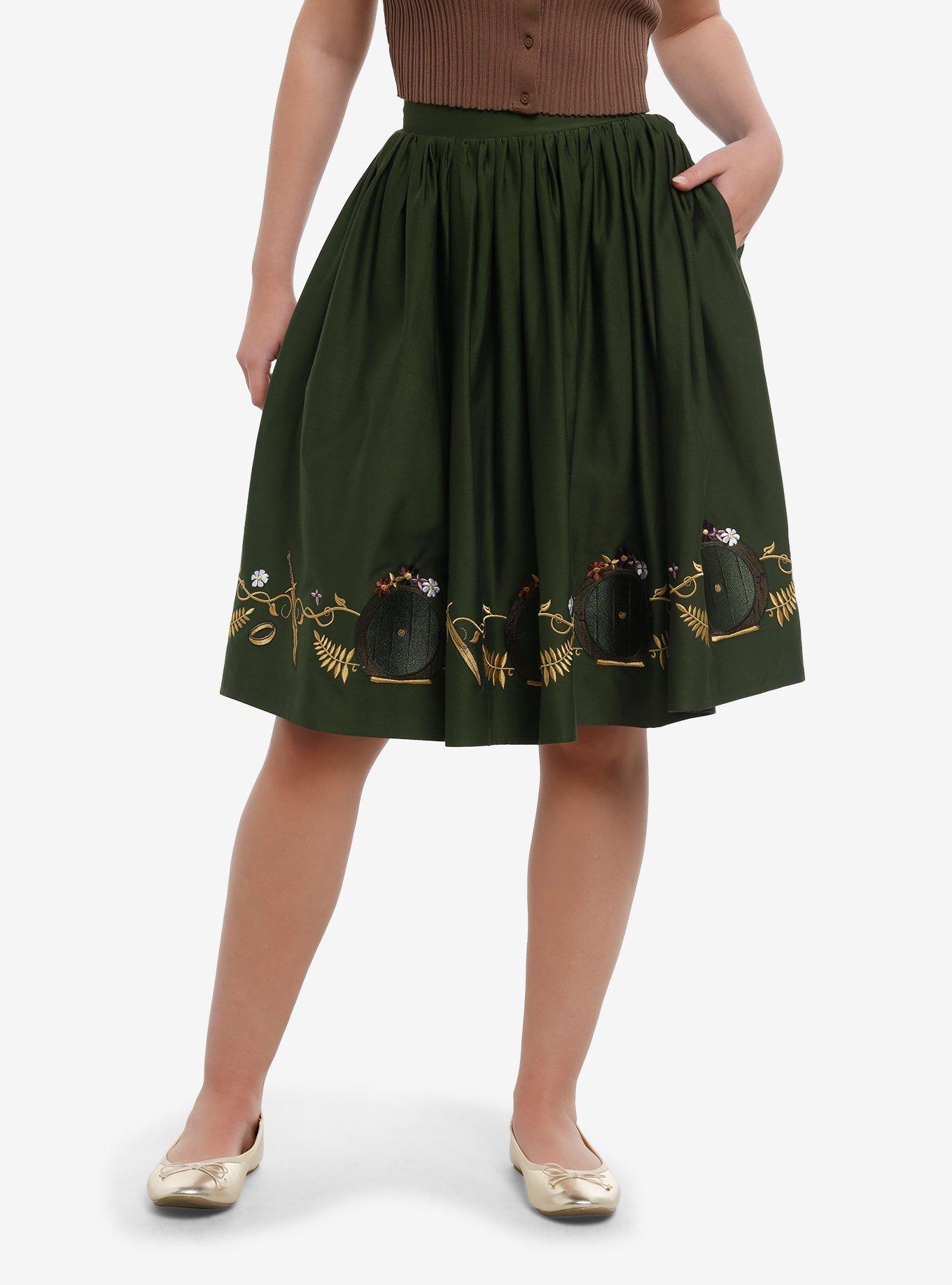 Her Universe The Lord Of The Rings Hobbit Retro Skirt Her Universe Exclusive, , hi-res