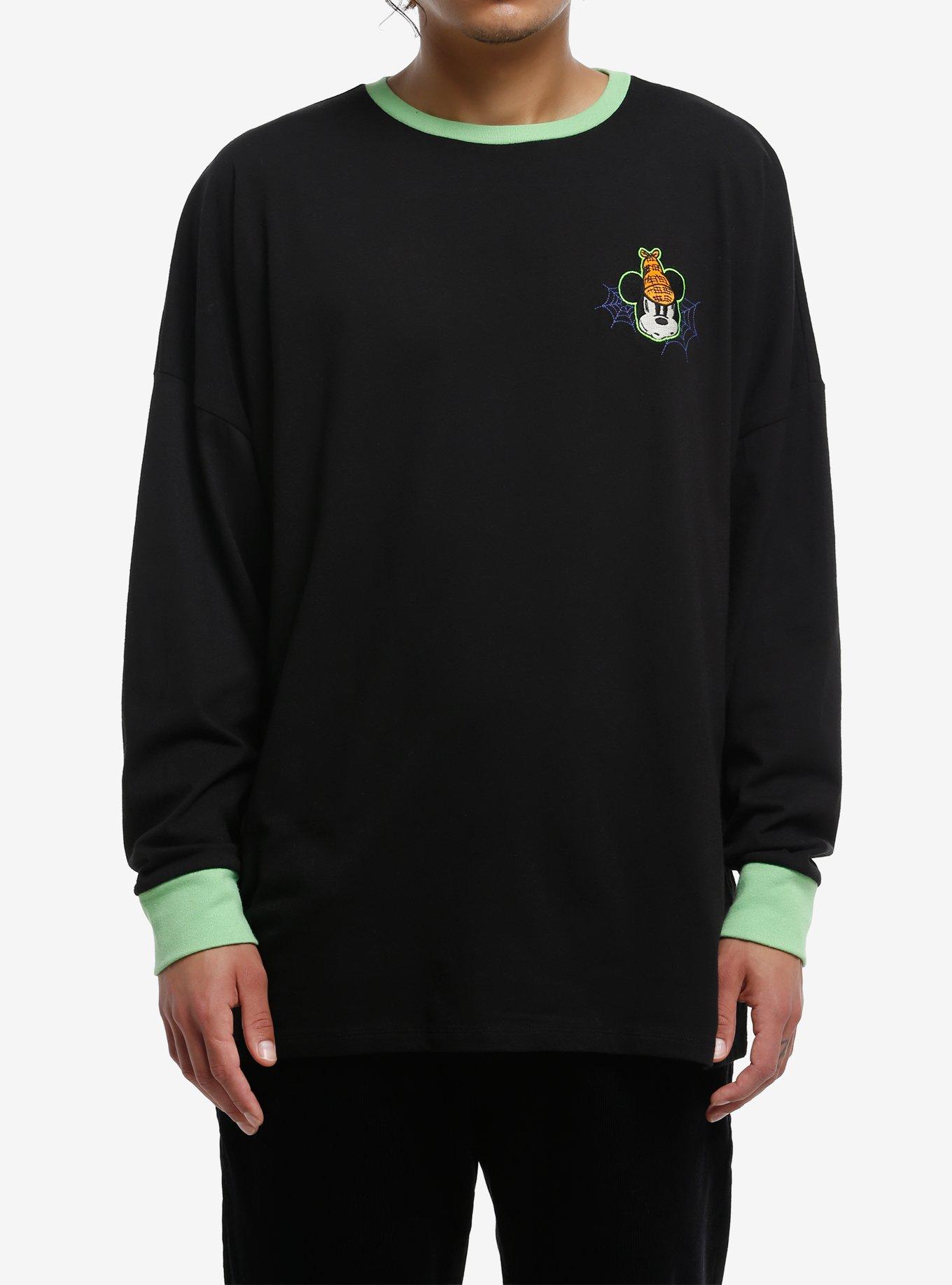Our Universe Disney Mickey Mouse & Friends Halloween Glow-In-The-Dark Long-Sleeve T-Shirt Our Universe Exclusive, , hi-res