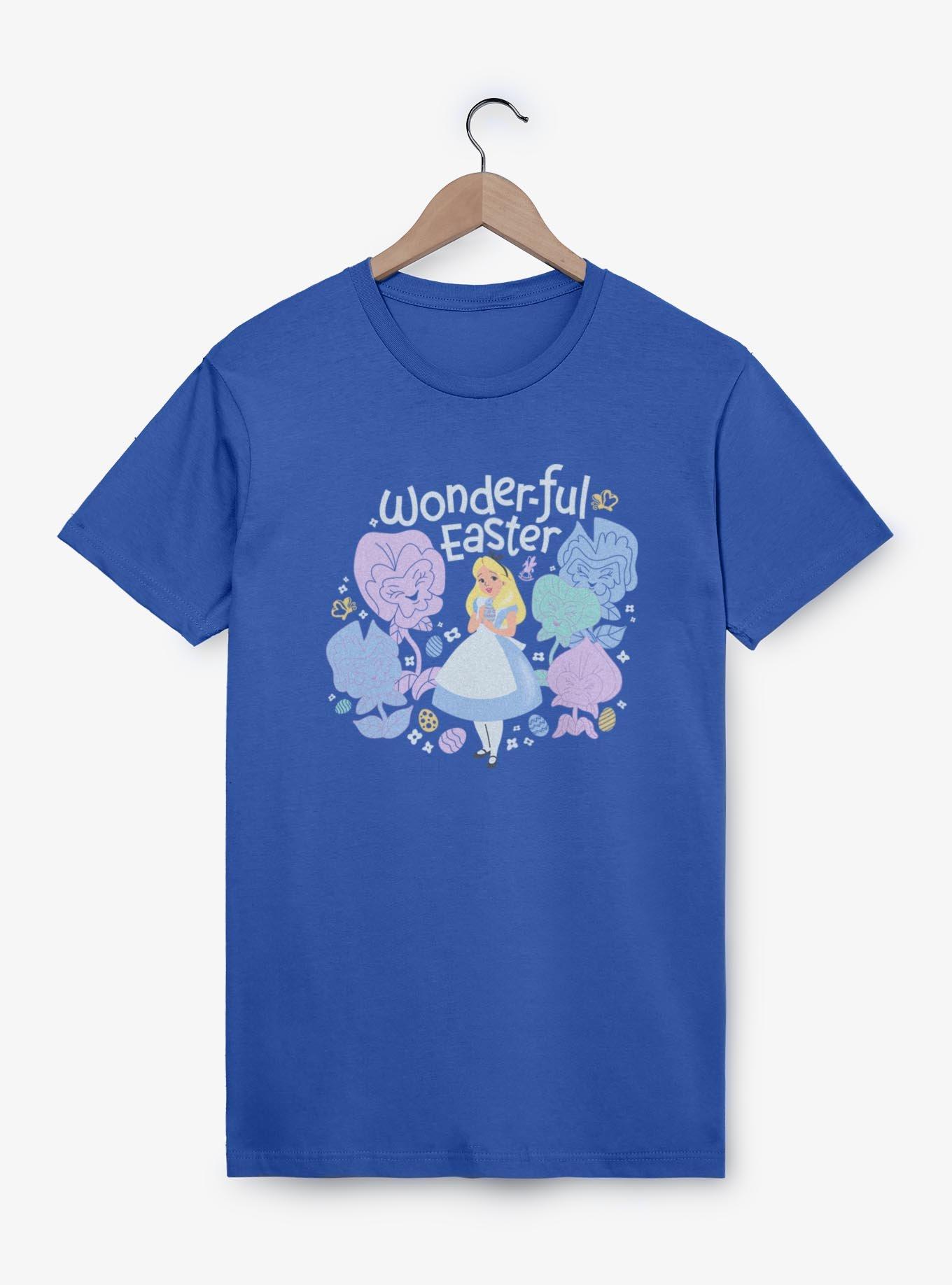 Disney Alice in Wonderland Cheshire Cat's Way Girls T-Shirt Wonderful Easter T-Shirt