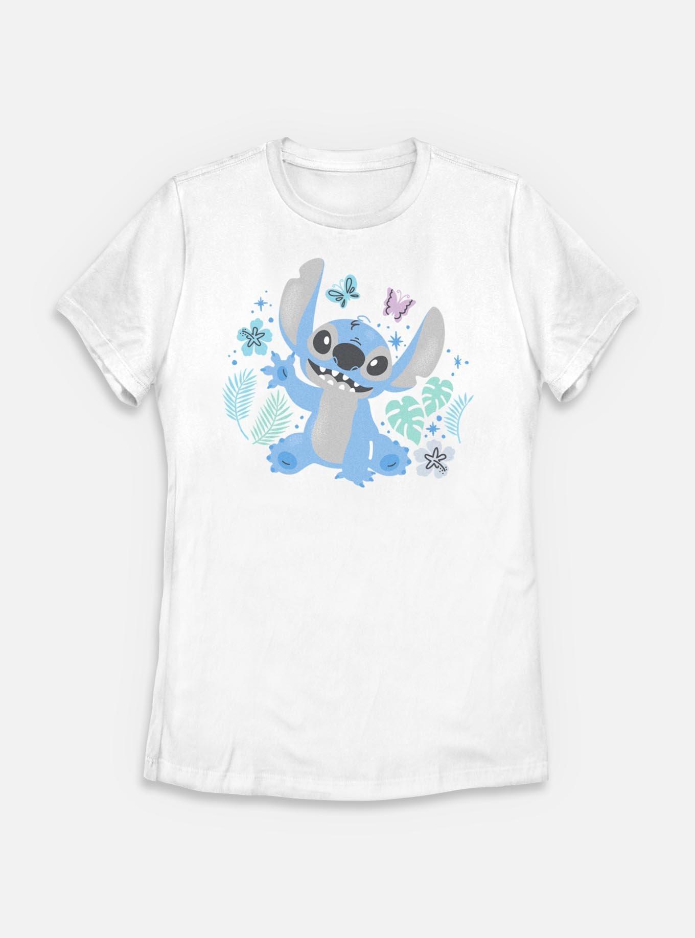 Disney Lilo & Stitch Spring Stitch Womens T-Shirt, WHITE, hi-res