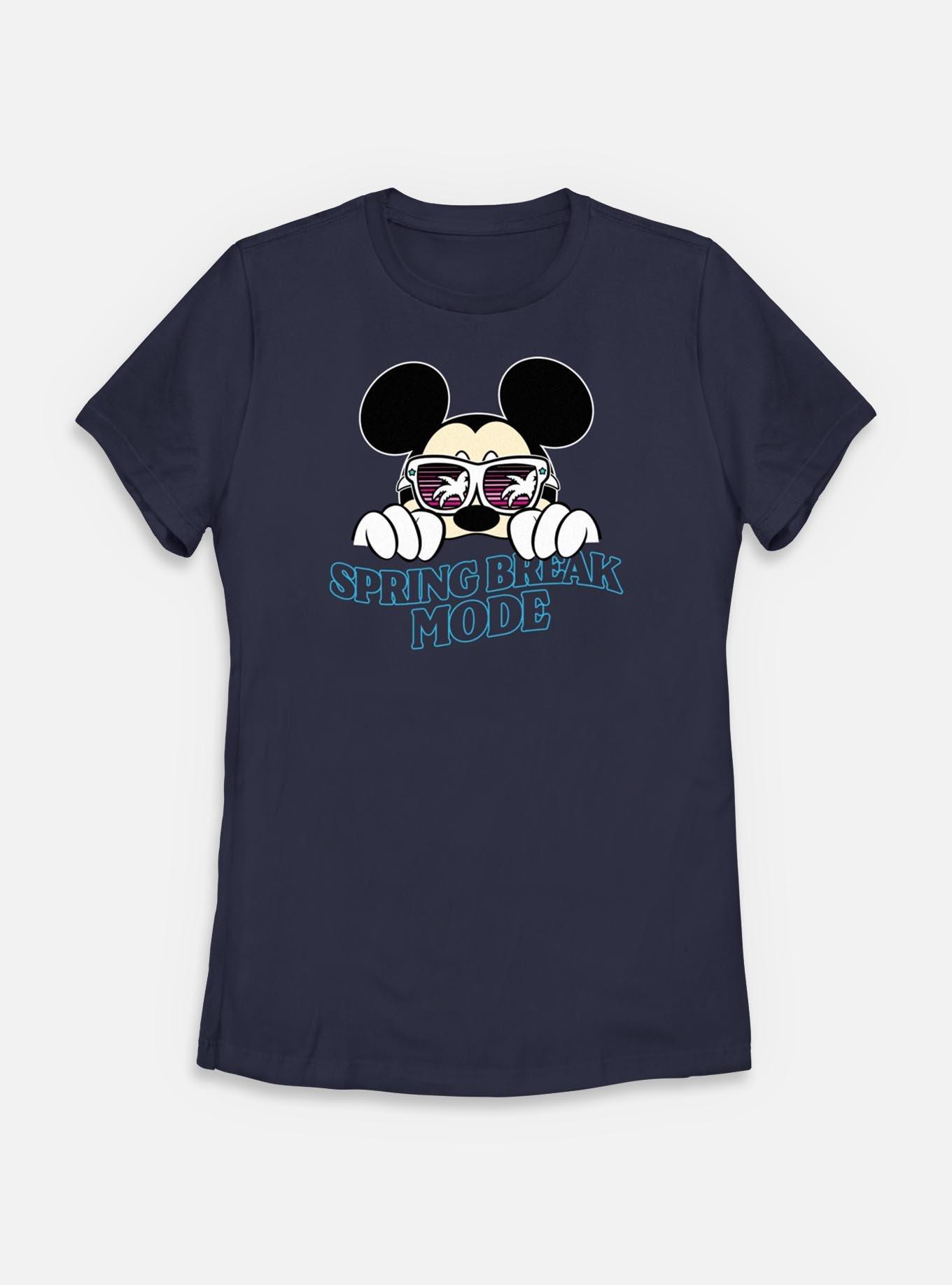Disney Mickey Mouse Spring Break Mode  Womens T-Shirt, NAVY, hi-res