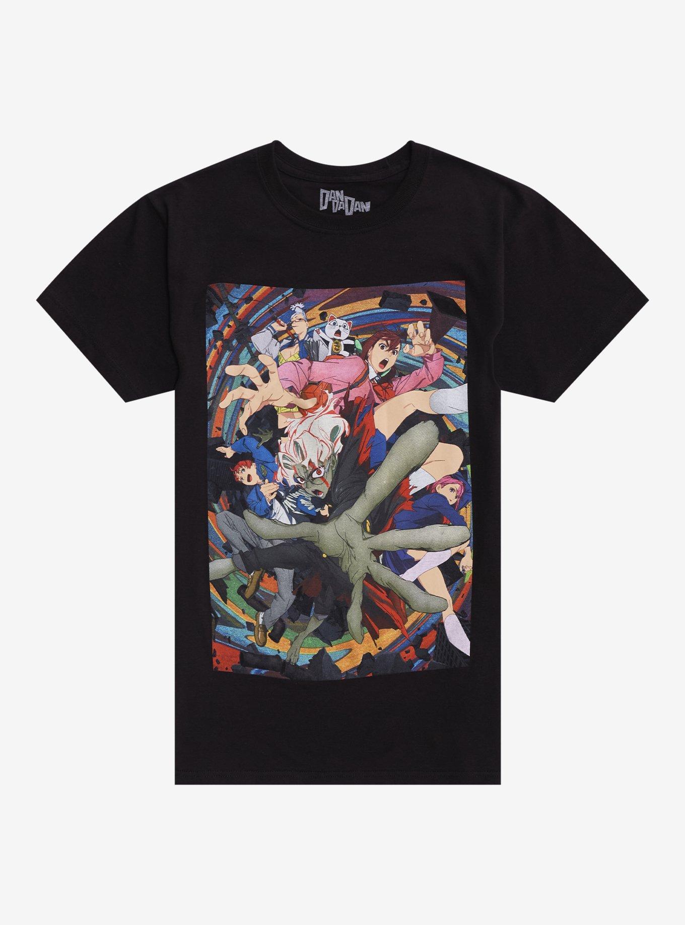Dandadan Group Spiral Poster Girls T-Shirt, , hi-res