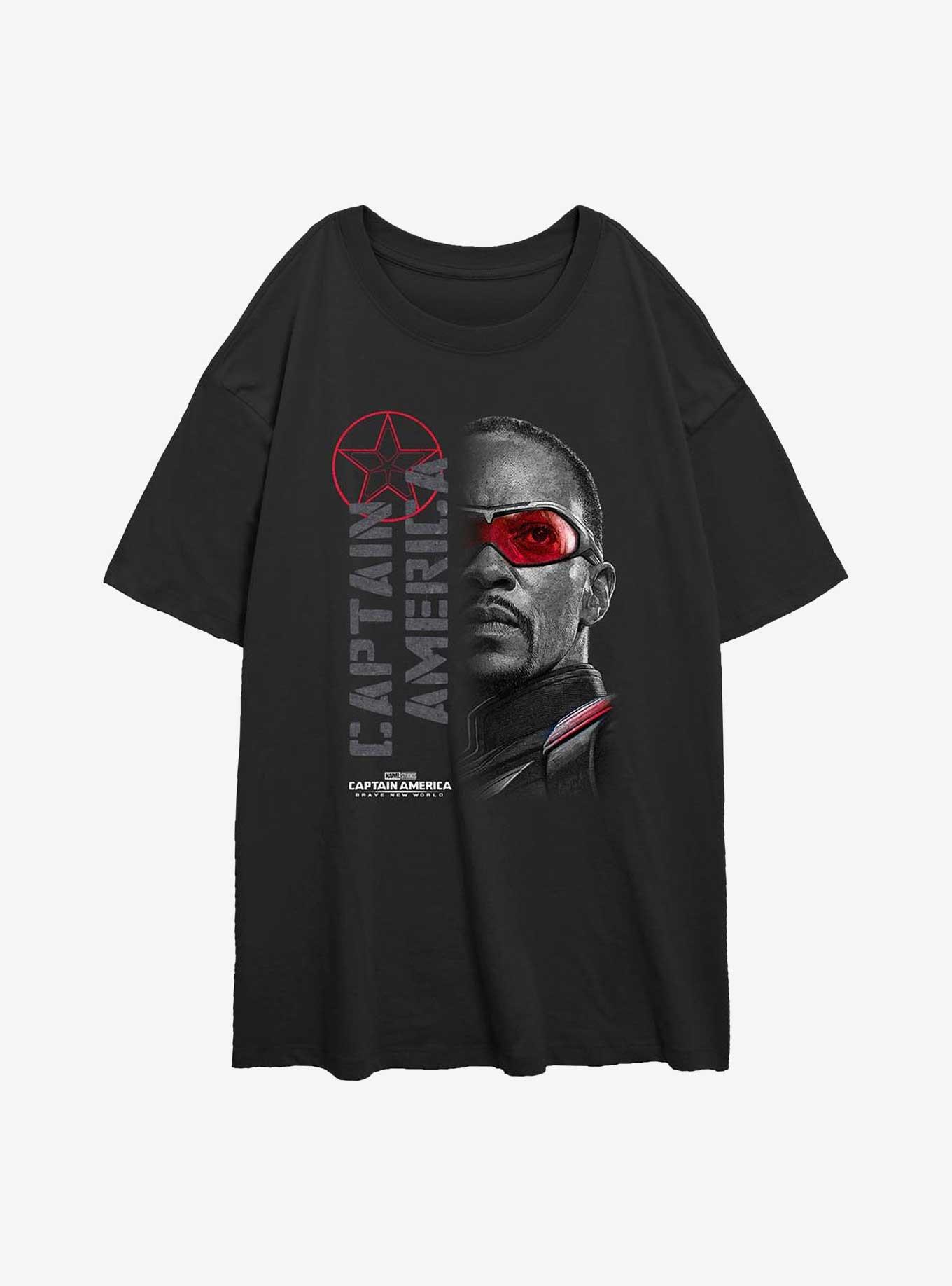 Captain America: Brave New World Red Lens Flare Girls Oversized T-Shirt, , hi-res