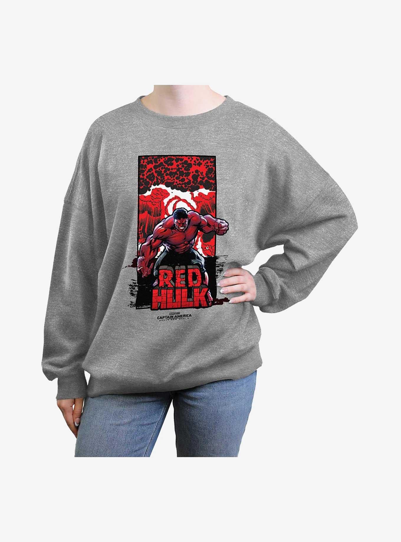 Captain America: Brave New World Red Hulk Bomb Girls Oversized Sweatshirt, , hi-res