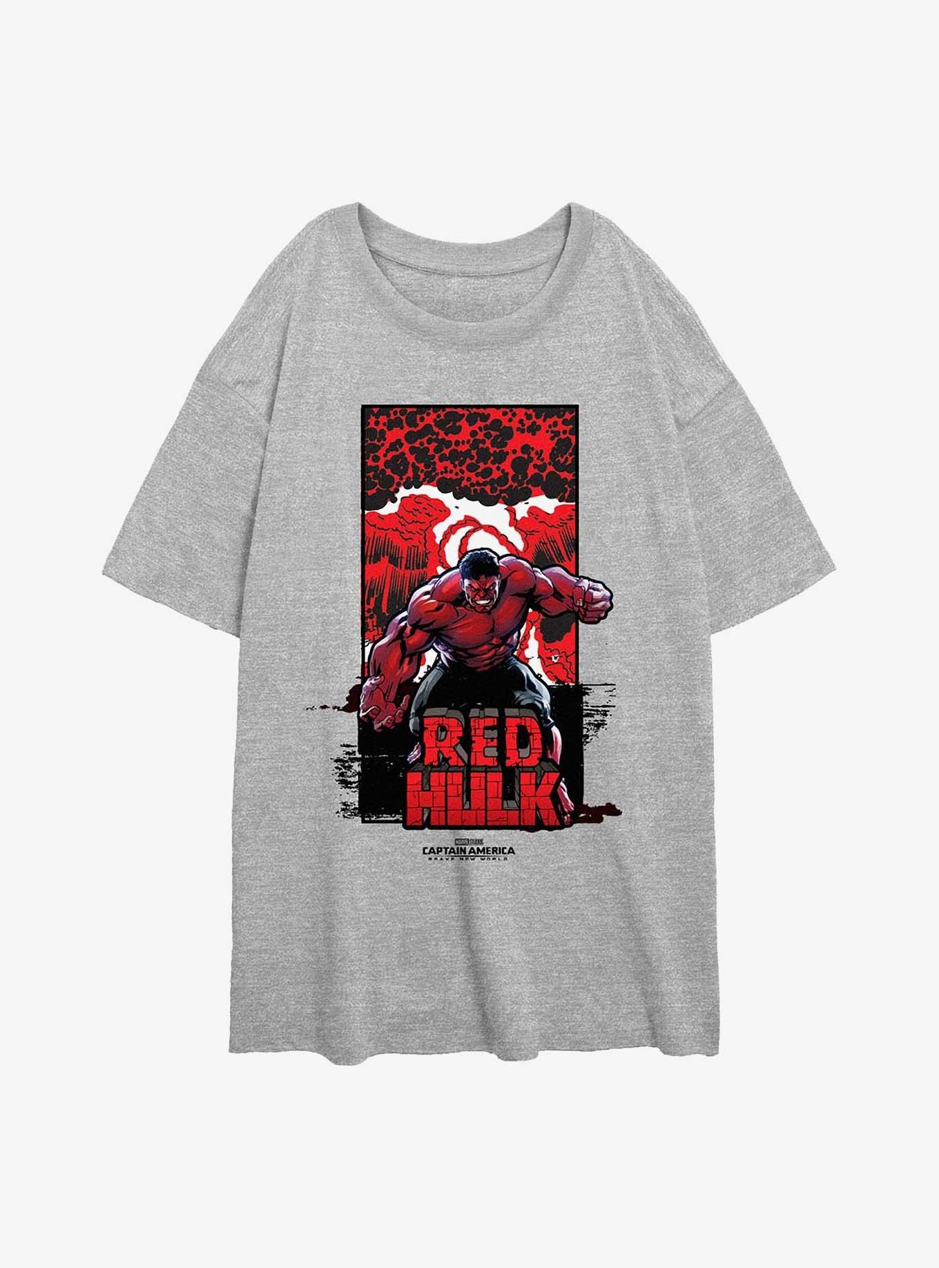 Captain America: Brave New World Red Hulk Bomb Girls Oversized T-Shirt