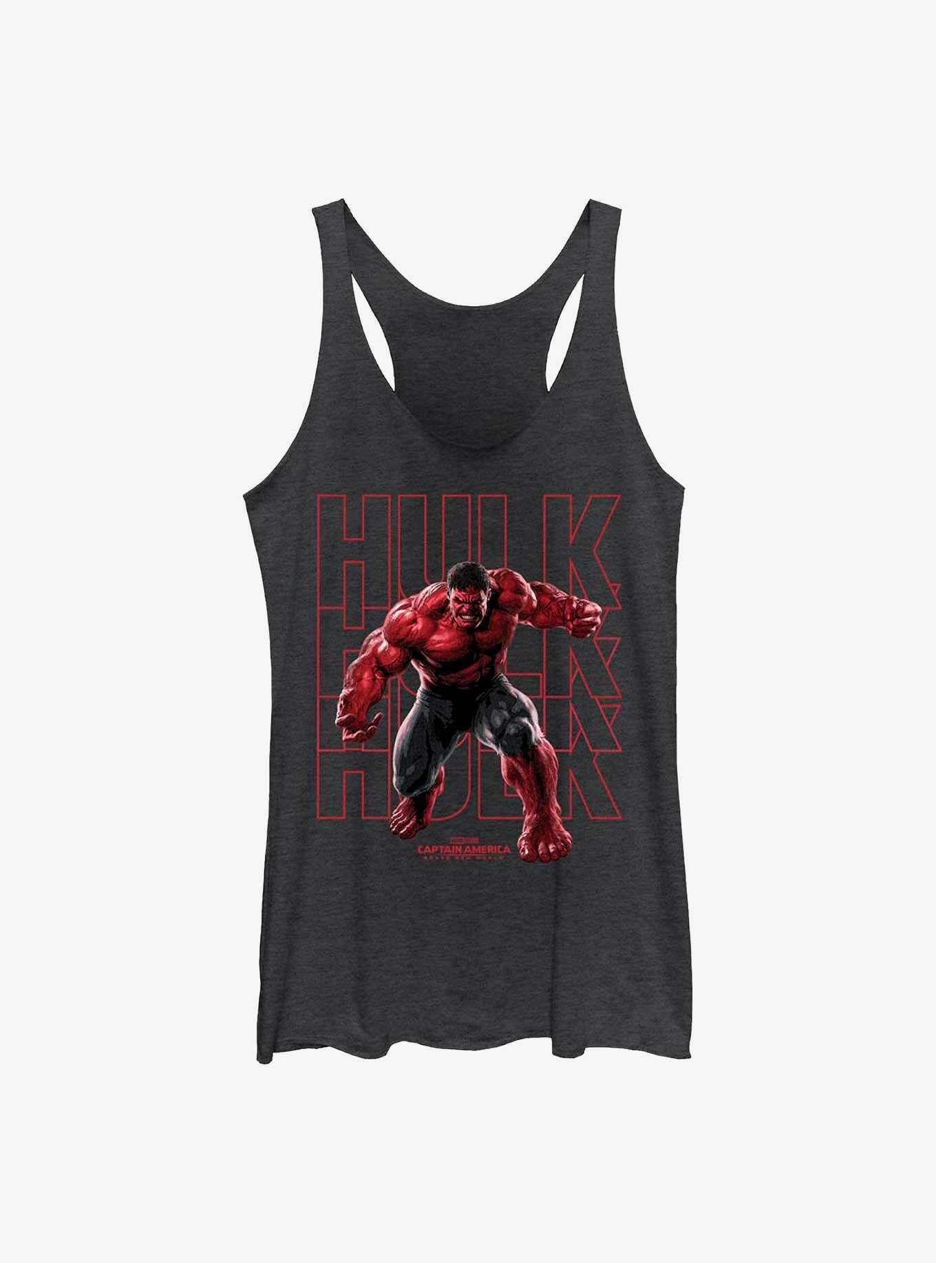 Captain America: Brave New World Red Hulk Text Stack Girls Tank, , hi-res