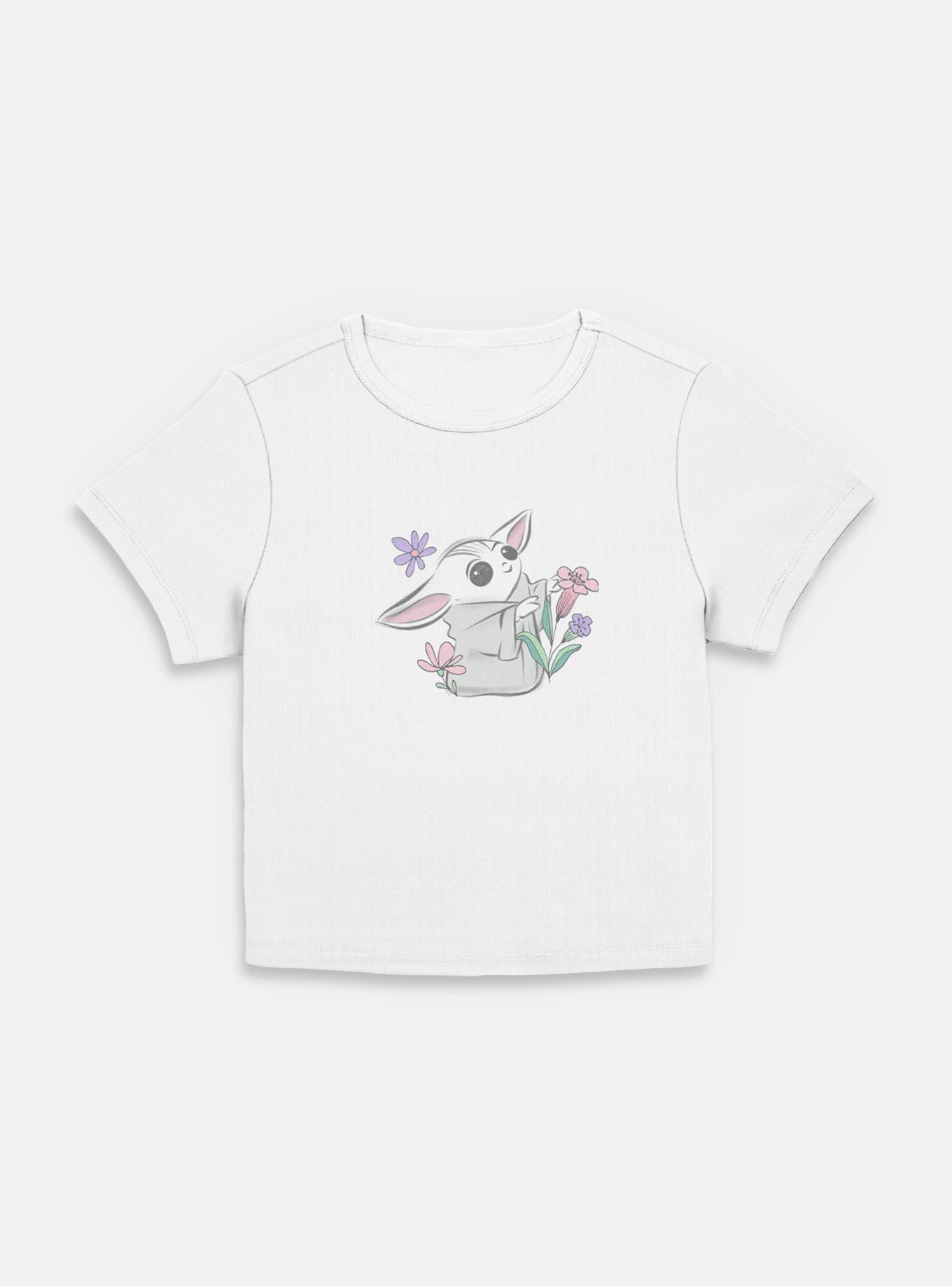 Star Wars The Mandalorian The Child Springs Ahead Women Baby T-Shirt, EGRET, hi-res