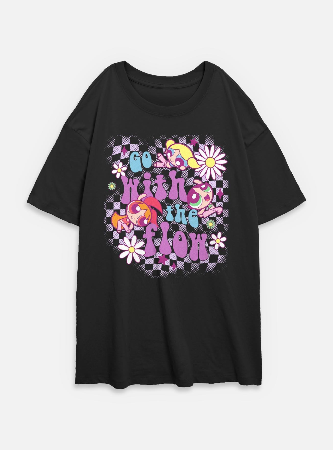 The Powerpuff Girls Bubbles With Bubbles Girls Cami Go With The Flow Womens Oversized T-Shirt, , hi-res