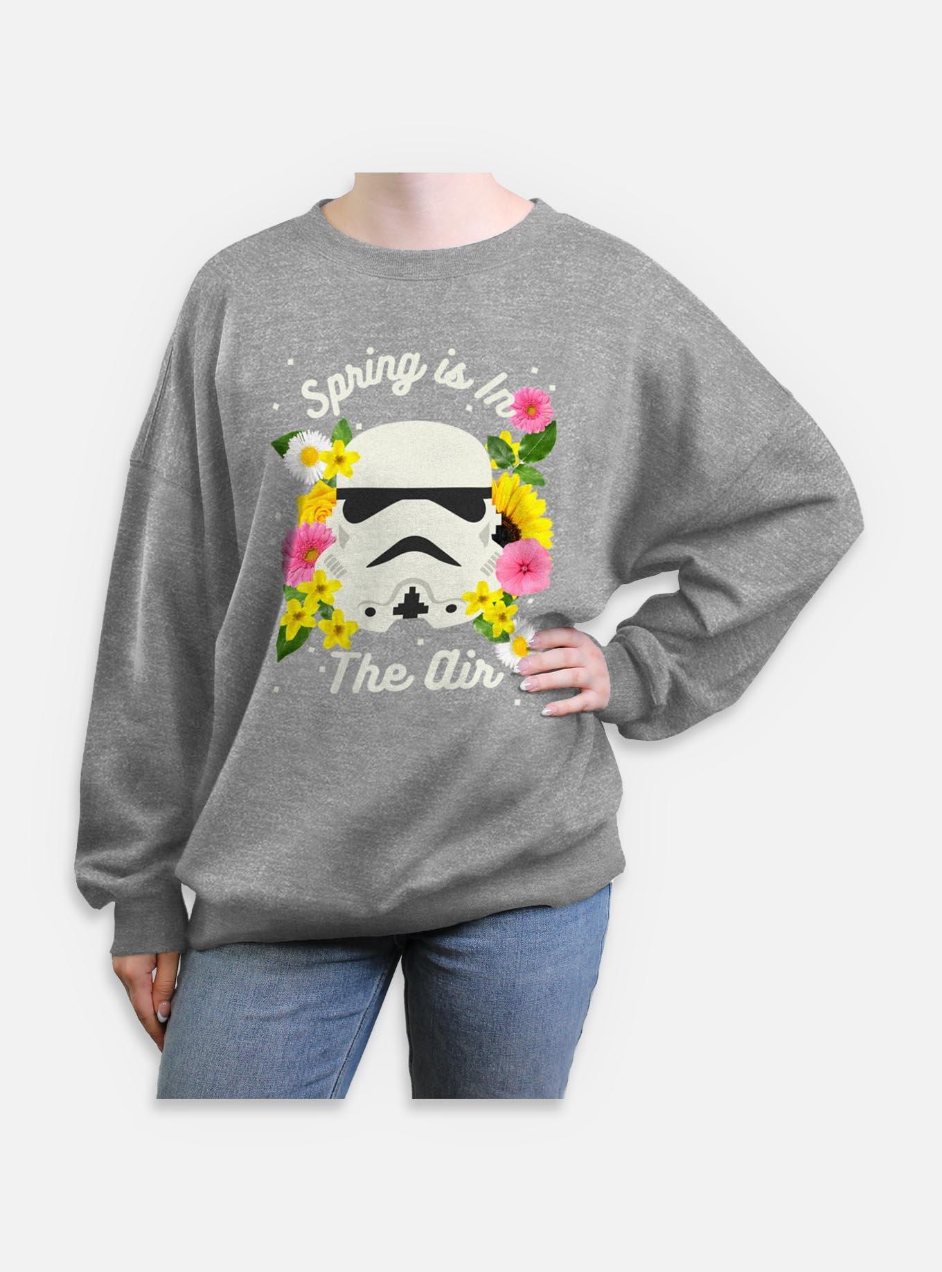 Star Wars Spring Is In The Air Floral  Womens Oversized Sweatshirt, , hi-res