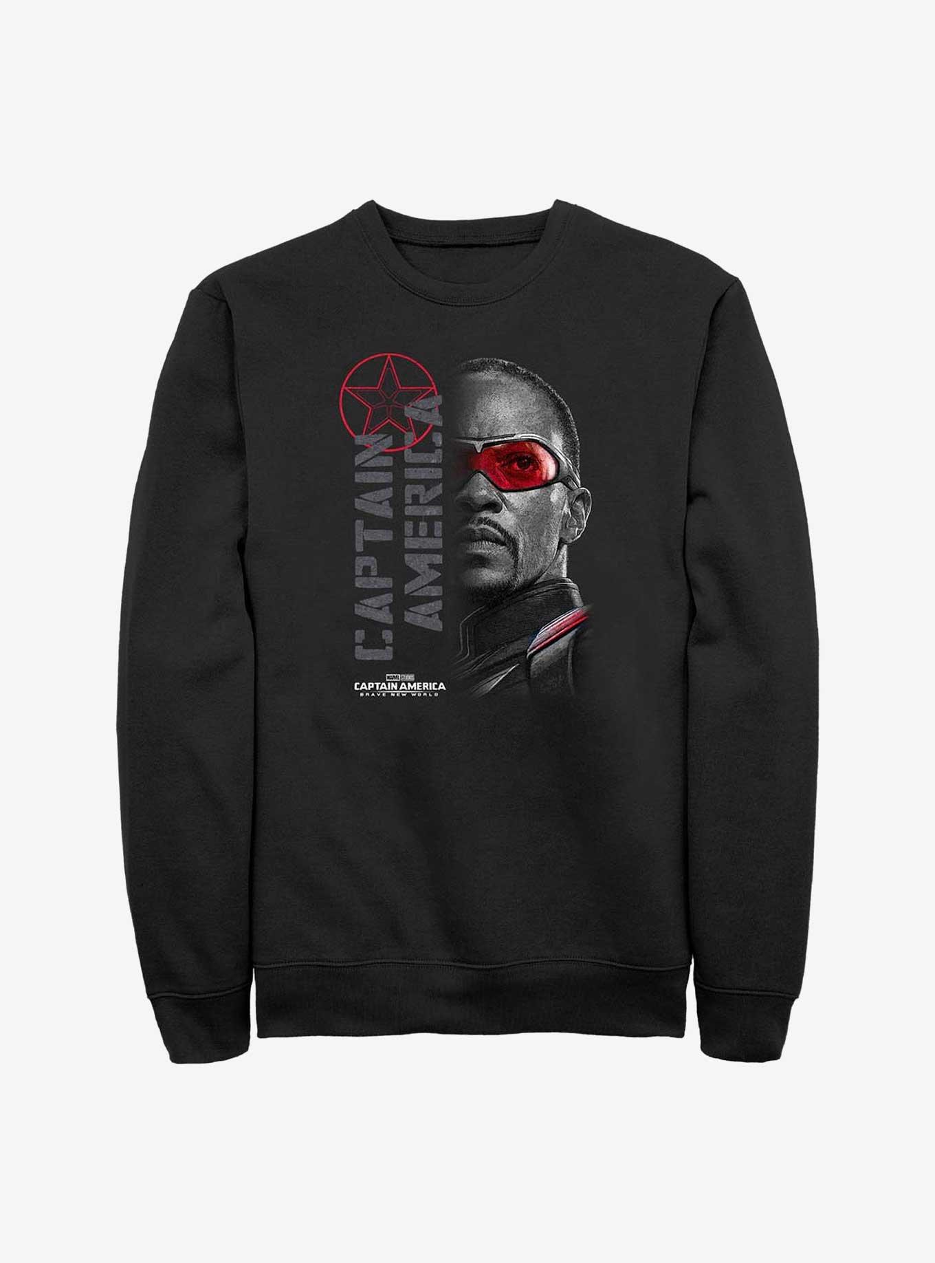 NULL Captain America: Brave New World Red Lens Flare Sweatshirt