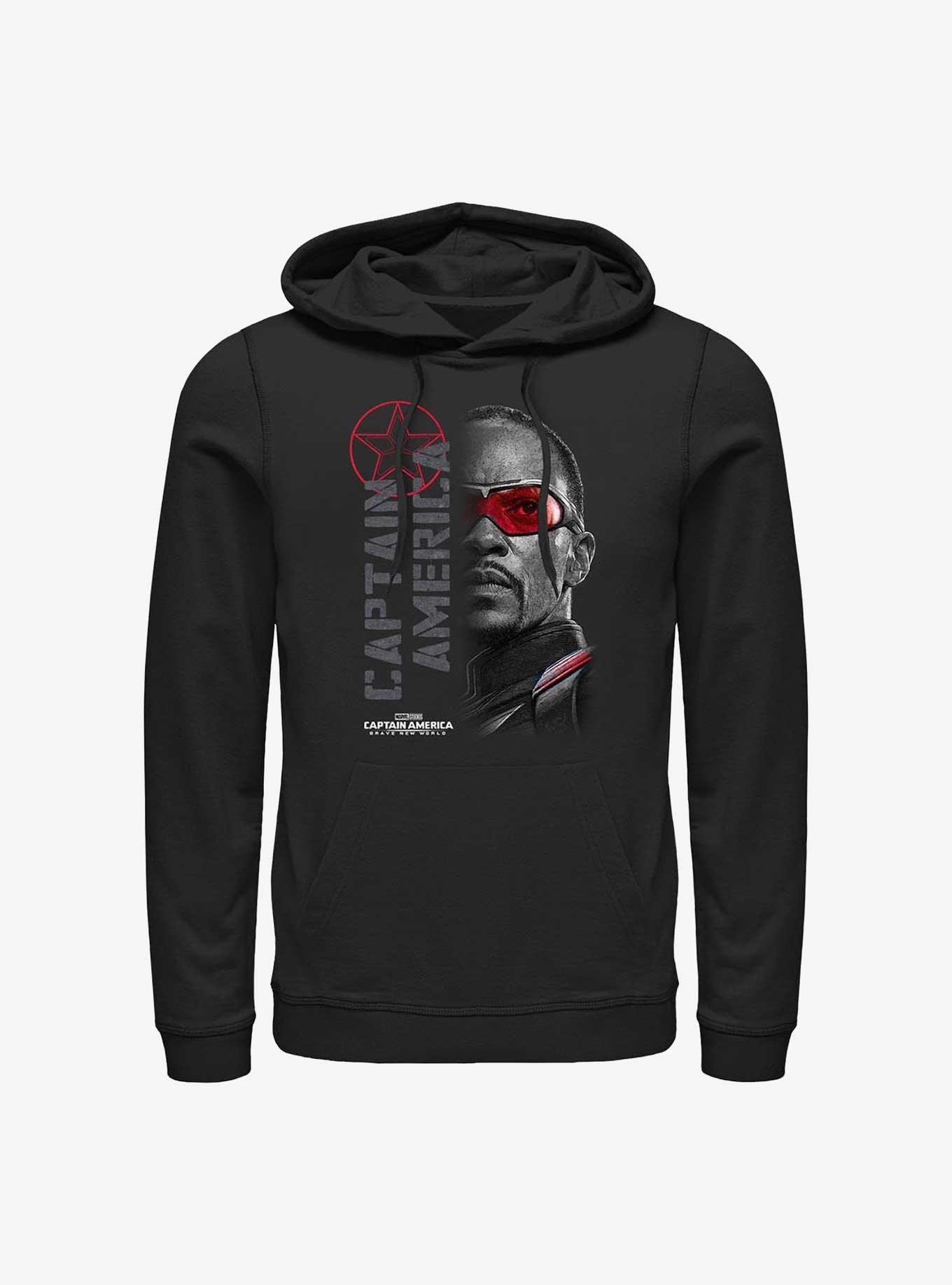 NULL Captain America: Brave New World Red Lens Flare Hoodie