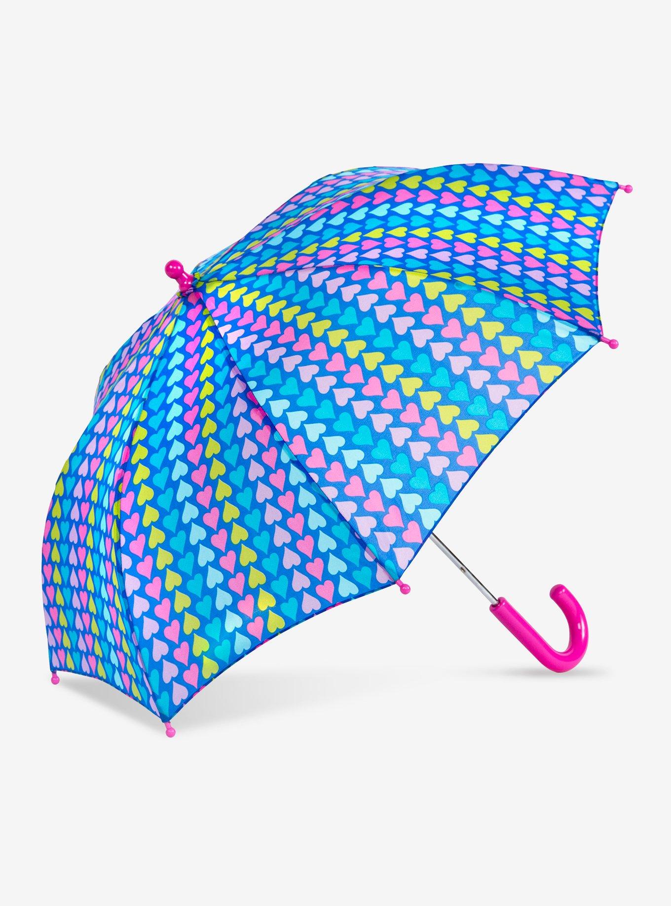 Manual Kids Umbrella Heart Stripe, , hi-res