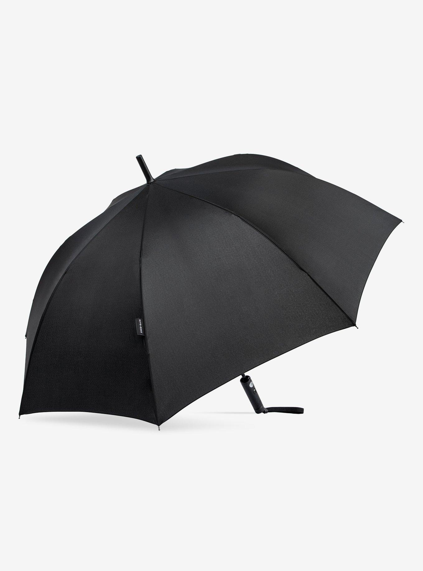 The Duo Auto Open Stick Umbrella Black, , hi-res